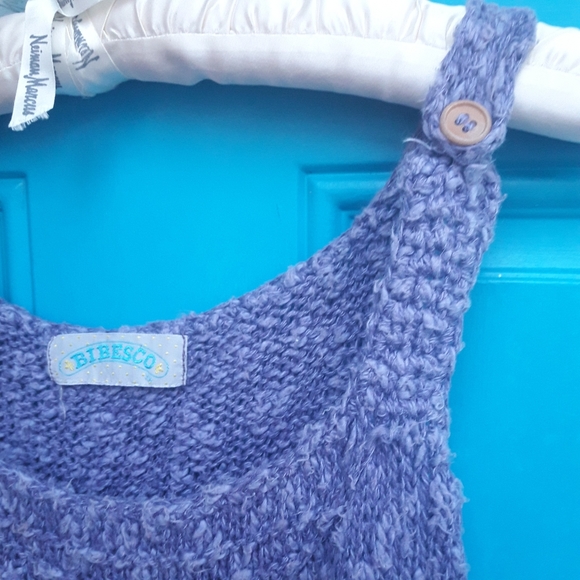 Boho Tank Sweater Vintage Bibb Style Knit Top - Picture 7 of 14